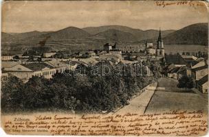 1904 Zólyom, Zvolen; látkép, vár. Özv. Löwy Sámuelné kiadása / general view, castle (EM)