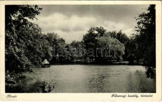 1943 Alcsút, Főhercegi kastély, tó (EK)