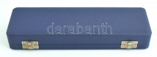 1985 A Belügyminisztérium által adományozott aranytőr, aranyozott, zománcozott, türkiz és gyöngybera...