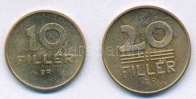 1947. 10f-20f Cu-Al "citromsárga" (2xklf) T:1,1- Adamo F3, F4