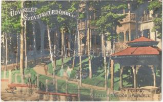 1906 Szováta-fürdő, Baile Sovata; Kőszeghi Sándor nyaralója