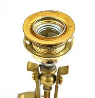 Réz art deco lámpatest, búra és körte nélkül, nem kipróbált, m: 27,5 cm