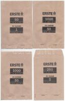 10db Mezőbank Rt., Erste Bank, Budapest Bank Rt. pénzes tasak klf címletekkel