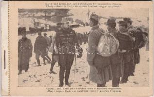 Király és Királyné: IV. Károly és Zita királyné az első világháborúban, látogatások a fronton. - kép...