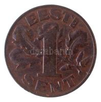 Észtország 1929. 1s Br T:2
Estonia 1929. 1 Sent Br C:XF
Krause KM#10