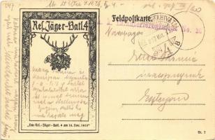 1917 Das Ref.-Jäger-Batl. 4 am 10. Nov. 1915 s: Engelhardt Kyffhäuser (EK)