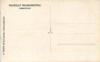 Kecskemét, Dinnye piac, árusok. G. Fekete Gyula kiadása