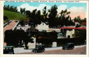 Los Angeles (California); Home of Clara Kimball Youngs Pictures, Garson Studios, automobiles