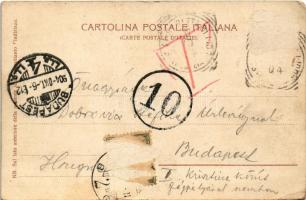 1904 Lido di Venezia, Bagnanti / beach, bathers. Enrico Jachia (Rb)