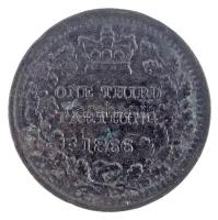 Nagy-Britannia 1866. 1/3f Br "Viktória" T:2-,3
United Kingdom 1866. 1/3 Farthing Br "...