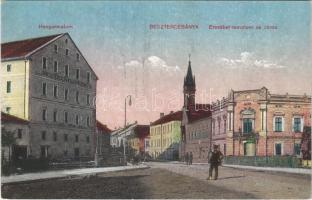 Besztercebánya, Banská Bystrica; Hengermalom, Erzsébet templom és zárda / mill, church, nunnery