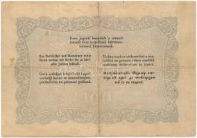 1848. 100Ft "Kossuth bankó" T:III fo. / Hungary 1848. 100Ft "Kossuth banknote" C...