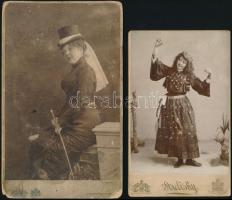 cca 1890 Strelisky 5 db kabinetfotó