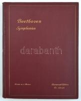 Beethoven Symphonien. Klavier zu 2 Händen. Universal-Edition. Wien, Otto Maass Musik-Verlag&Sortiment. Egészvászon kötésben, 153p.