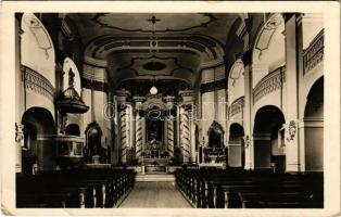 1942 Székelyudvarhely, Odorheiu Secuiesc; Plébániatemplom, belső / church, interior (EK)