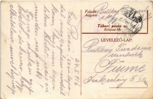 1916 Előőrs. Tábori Postai Levelezőlap / Patroullenritt / WWI Austro-Hungarian K.u.K. military field...