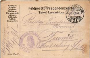 1916 Tábori Postai Levelezőlap Ferenc József arcképével / WWI Austro-Hungarian K.u.K. military field...