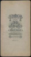 cca 1880 Kozmata Ferencz (1864-1902) császári és királyi udvari fényképész műtermében készült, kemén...