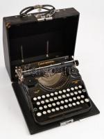 cca 1940 Continental írógép magyar billentyűzettel, szép állapotban, tokkal.