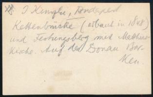 cca 1930 Kinszki Imre (1901-1945) budapesti fotóművész által feliratozott, vintage fotó a szerző hag...