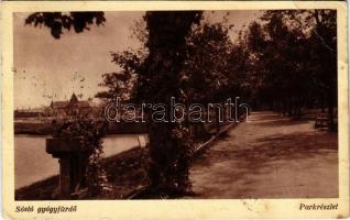 1938 Nyíregyháza, Sóstó gyógyfürdő, park (EB)