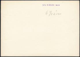 1934 Kinszki Imre (1901-1945) budapesti fotóművész pecséttel jelzett vintage fotóművészeti alkotása ...
