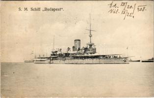 1908 SMS Budapest osztrák-magyar Monarch-osztályú partvédő páncélosa / K.u.K. Kriegsmarine / Austro-Hungarian Navy SMS Budapest Monarch-class coastal defense ship