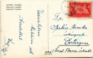 Budaörs, Közforgalmi repülőtér, Ala Littoria repülőgép / Italian aircraft in Hungarian airport