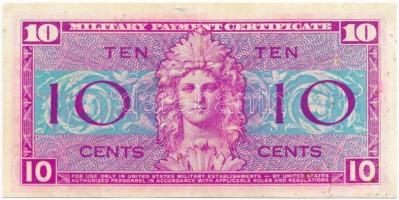 Amerikai Egyesült Államok / Katonai kiadás 1954. 10c T:III USA / Military Payment Certificate 1954. ...
