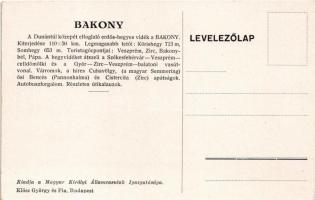 Bakony, Czuha-völgyi vasúti alagút, Pannonhalma. Tested-lelked felüdíti a Bakony. A Magyar Királyi Á...