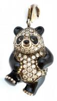 Thomas Sabo ezüst (Ag) panda maci kövekkel kirakva. függő . Jelzett. 10,88 g
