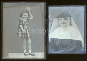 cca 1948 előtt készült felvételek polgári személyekről, a kiskunfélegyházi Marika-fotó műteremben, 1...