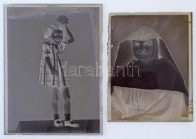 cca 1948 előtt készült felvételek polgári személyekről, a kiskunfélegyházi Marika-fotó műteremben, 1...