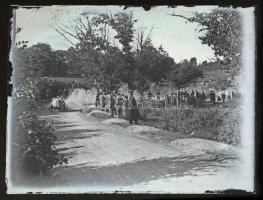 cca 1928 Automobilok versenye a budai hegyekben, 5 db vintage üveglemez NEGATÍV, 4,5x6 cm