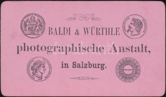 cca 1880 Kaszinó Gmundenben, Ausztria,  keményhátú fotó Baldi&Würthle műterméből, 6×10,5 cm / Ca...