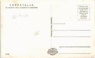 1939 Vereckei-hágó, Veretskyy pereval, Verecke Pass, Serednioveretskyy; Az ezer éves határ Vereckéné...