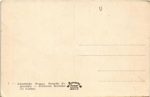 Brusztura, Lopuhiv, Lopukhiv; templom, Hangya üzlet / church, cooperative shop