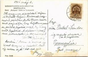 1941 Rahó, Rakhiv; Székesfővárosi Alkalmazottak Segítőalapja "Budapest" üdülő és turistasz...