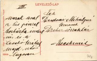 Ungvár, Uzshorod, Uzhhorod, Uzhorod; Kisung-híd, Erzsébet szálloda. Völgyi József kiadása / Uzh brid...