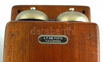 1921 M. kir. Posta telefonkészülék. 30x17 cm