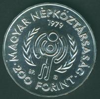 1979. 200Ft Ag "Nemzetközi gyermekév" T:BU