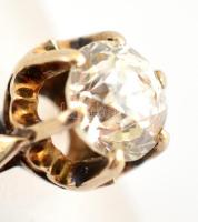 Fehérarany gyűrű brillel 14K arany m:54, 2,22 g /White gold ring with diamond