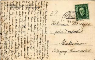 1928 Bustyaháza, Handalbustyaháza, Bushtyno, Bustyno, Bustino; erdőigazgatóság / lesni reditelstvi /...