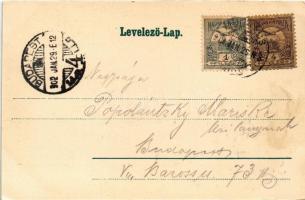 1902 Vereckei-hágó, Veretsky Pass (Bereg); Vereckei-szoros. Bertsik Emil / Verecke Pass, gorge