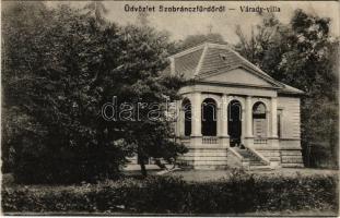 1917 Szobránc, Szobráncfürdő, Kúpele Sobrance; Várady villa