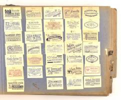 cca 1940 1600 db döntően különböző gyógyszertár nevét és emblémáját tartalmazó, több színben nyomtat...