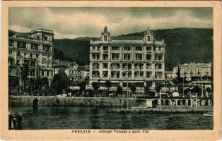 Abbazia, Opatija; Albergo Palazzo e belle Vue / hotel, restaurant, seashore (EK)