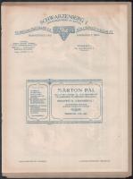 1921  Magyar Nyomdászat c. újság 8 db nyomtatvány és reklám melléklete