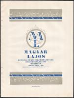 1928 A Magyar Grafika c. újság 8 db  reklám címke terve