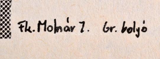 1990 Beatrice élő lemezfelvétel a Fekete Lyuk alternatív zenei klubban, Bolyó grafikája, jó állapotb...